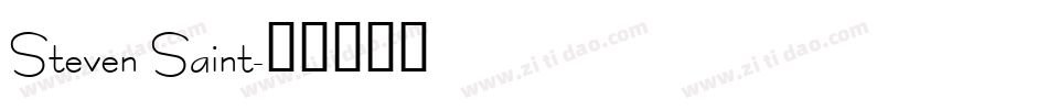 Steven Saint字体转换